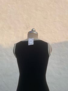 Chic Black &amp; White Mini Dress