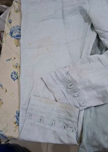 Elegant Grey Embroidered Kurta Set