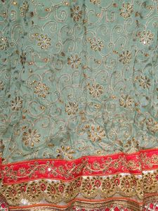 Elegant Embroidered Dress Material