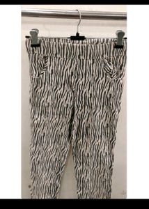 Tiger Print Jeans For Girls Length 38