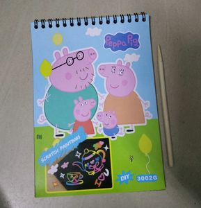 Peppa Pig Scratch Sheet Book (1 Pcs)