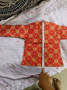 Price🔽Red Golden Boy Sherwani Dhoti✨