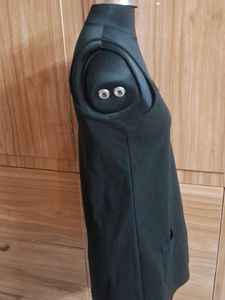 Black Mini Dress with Pockets