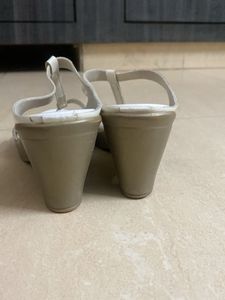 White Wedge Sandals