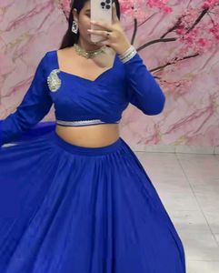 Royal Blue Lehenga Choli Set