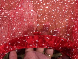 Red sharara set