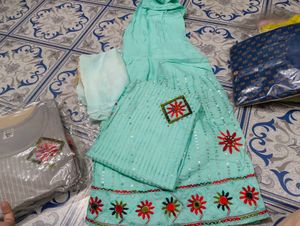 Beautiful Mint Green Kurta Set