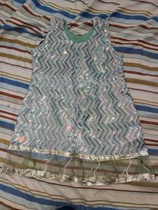 Sparkly Sequined Kurta Top