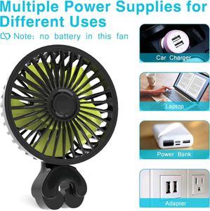 Automobile Cooling Fan for Backseat Portable Car F