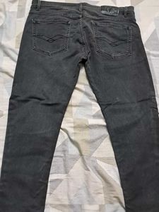 Men's Grey Denim Jeans
