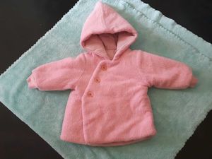 Baby Girl Pink Hooded Jacket