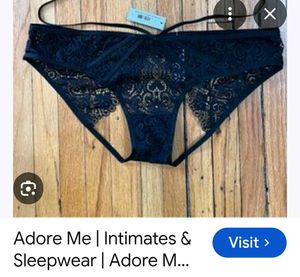 adore me Lace Briefs with Tie Detail