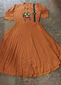 Rajwadi One piece anarkali kurti