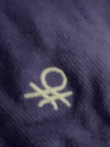Purple Benetton Polo T-Shirt