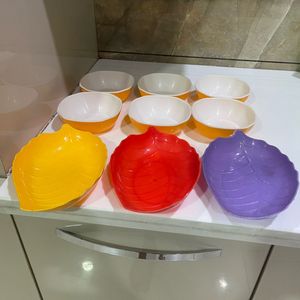 Colorful Bowl Set (9 Pieces)