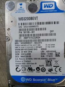 Western Digital WD3200BEVT Hard Drive