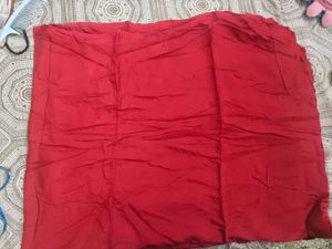 Vibrant Red Rayon Cloth for Stitching