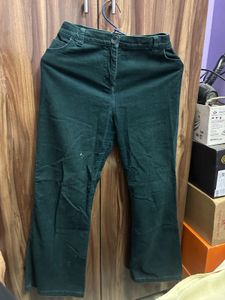 Dark Green Corduroy Pants