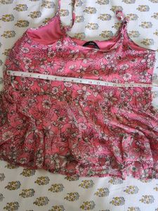 Pink Floral Cami Top