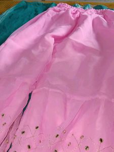 Pink Mirror Work Dress