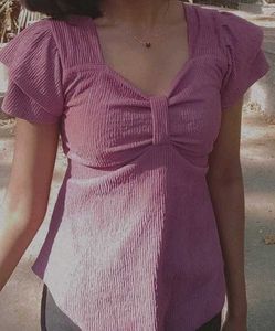 Cute Bow Detail Ribbed Tank Top