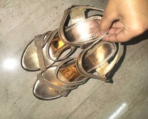 Golden Glam Party Heels – Elegant &amp; Chic🦋🍂
