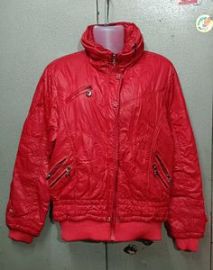Red Padded Winter Jacket