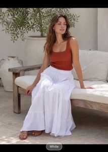 Boho Tiered Maxi Skirt