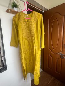 Elegant Mustard Yellow Kurta