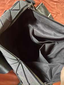 Geometric Holographic Backpack With Pouch