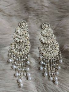 Elegant Pearl Dangle Earrings