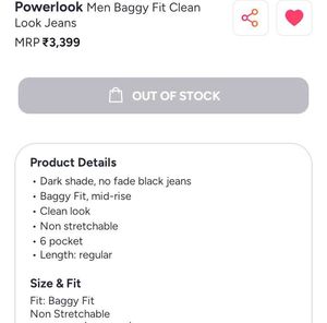 Men's Black Cargo Jeans