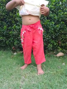 Cute Unicorn T-shirt and Floral Pants Set