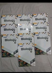Allen Physics Pre-Medical Books 1-6