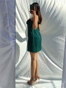Green Mini Bodycon Dress