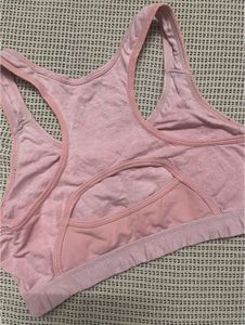 Pink Sports Bra