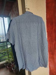 Stylish Blue Patterned Shirt