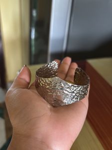 Unique Textured Cuff Bracelet