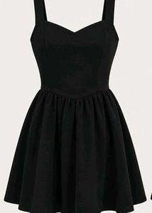 Chic Black A-Line Mini Dress