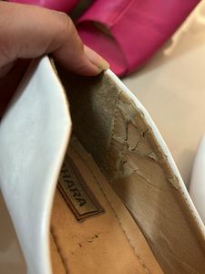 White Patent Pointed Toe Heels