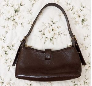Savana Chic Dark Brown Shoulder Bag