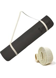 Black Yoga Mat For Men Women 4mm