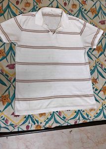 Men's Striped Polo T-Shirt