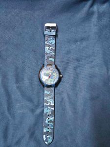 Blue Camouflage Watch