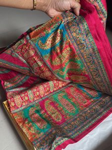 Embellished Silk Blend Saree