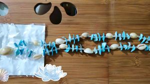 Boho 🤍&amp;💙 Cowrie Shells Necklace! 🌊🐚