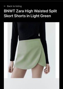 Pastel Green Skort