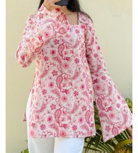 Chic Paisley Print Kurta
