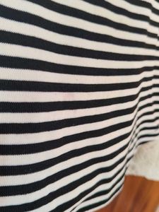 Sheer Lace Top &amp; Striped Tank Set