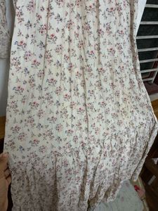 Vintage Floral Lace Maxi Dress